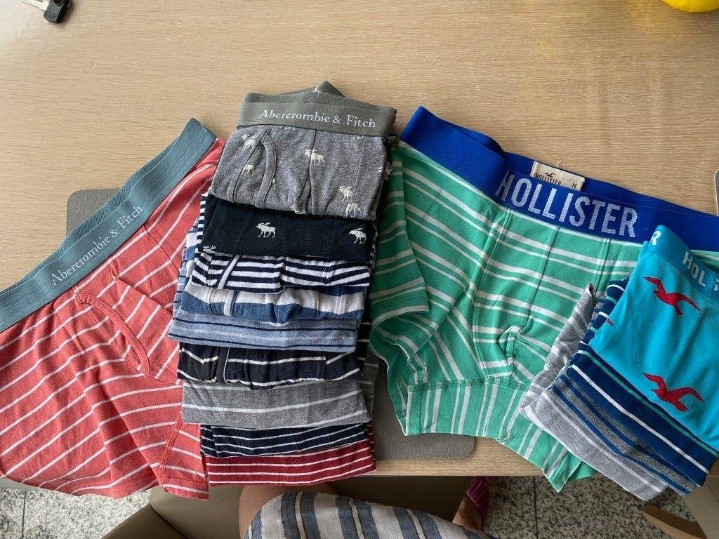 15 Boxershorts + Zwemshort Abercrombie, Verzenden, Meerkleurig, ABERCROMBIE & FITCH., Boxer