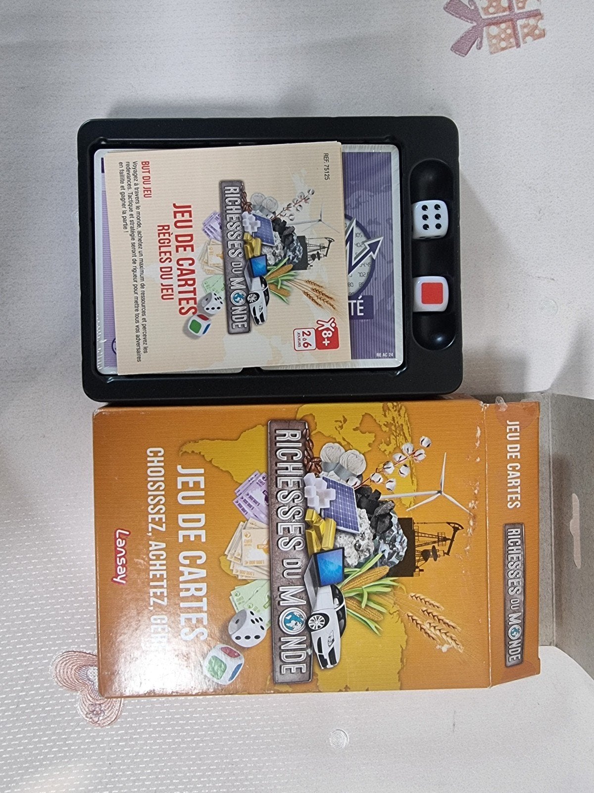 Lansay Richesses du Monde Card Game – French Edition – 108 C, Verzamelen, Ophalen of Verzenden