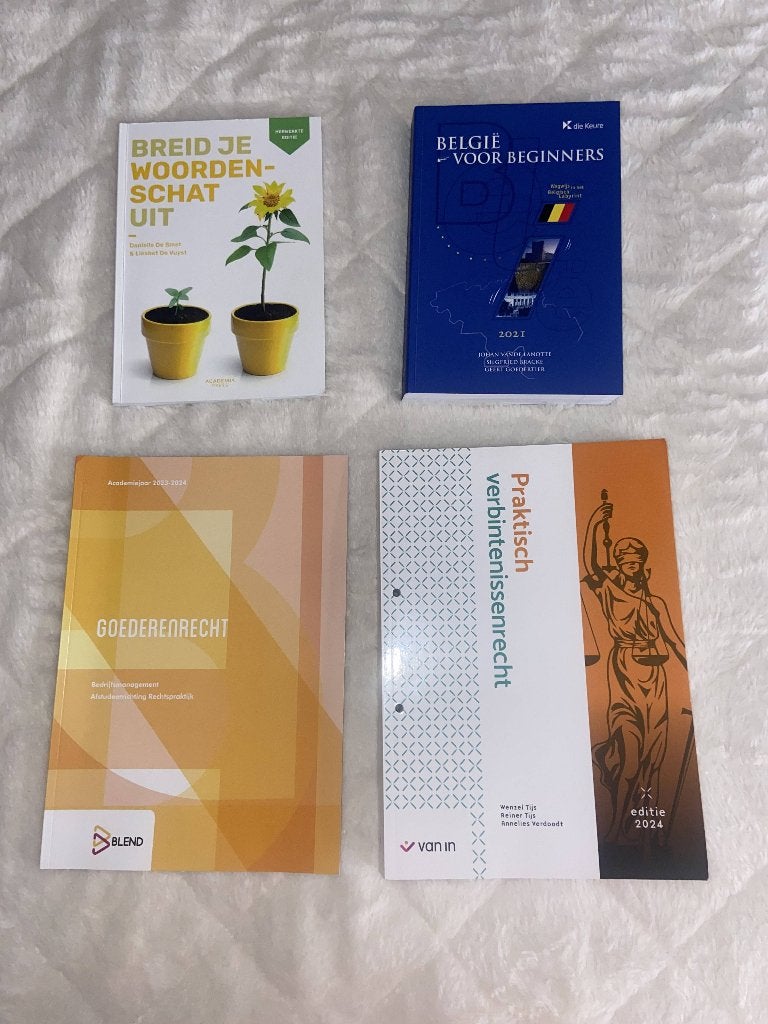 Boekenpakket Rechtspraktijk 1e jaar- 4 boeken, Ophalen of Verzenden, Zo goed als nieuw, Hogeschool, Diverse auteurs