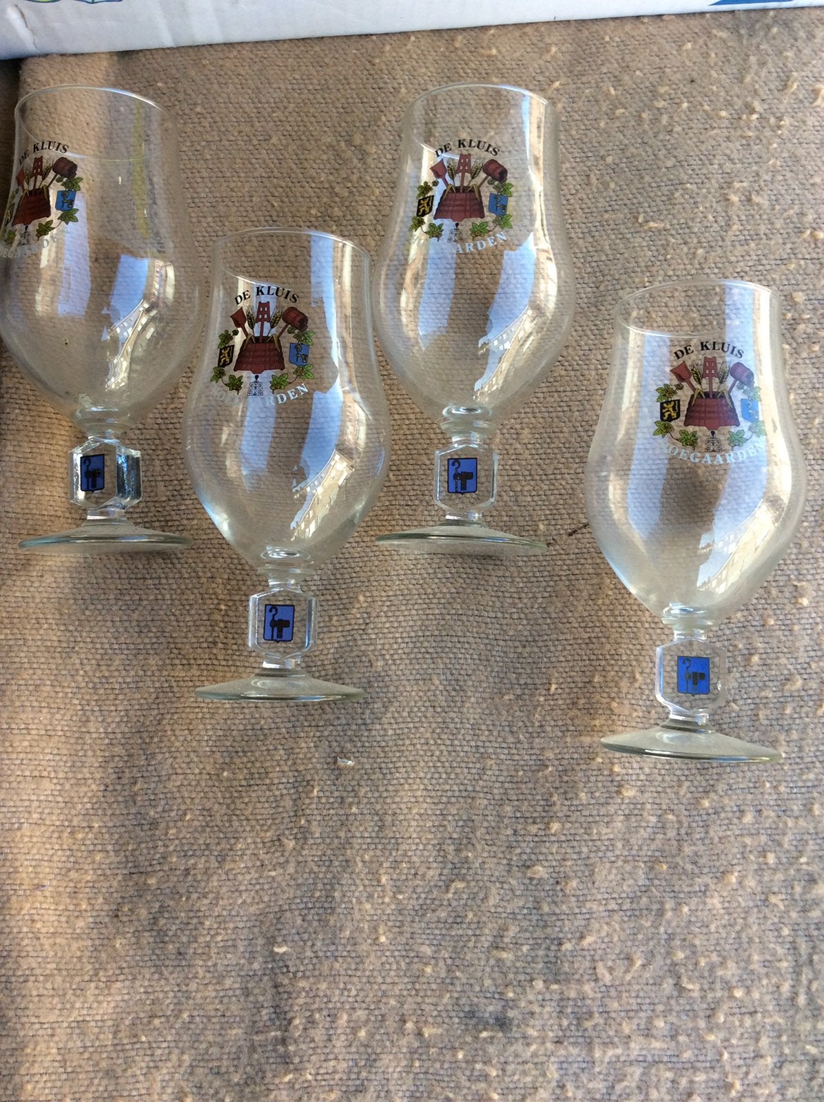 Hoegaarden, lot de 4, Collections, Enlèvement, Comme neuf