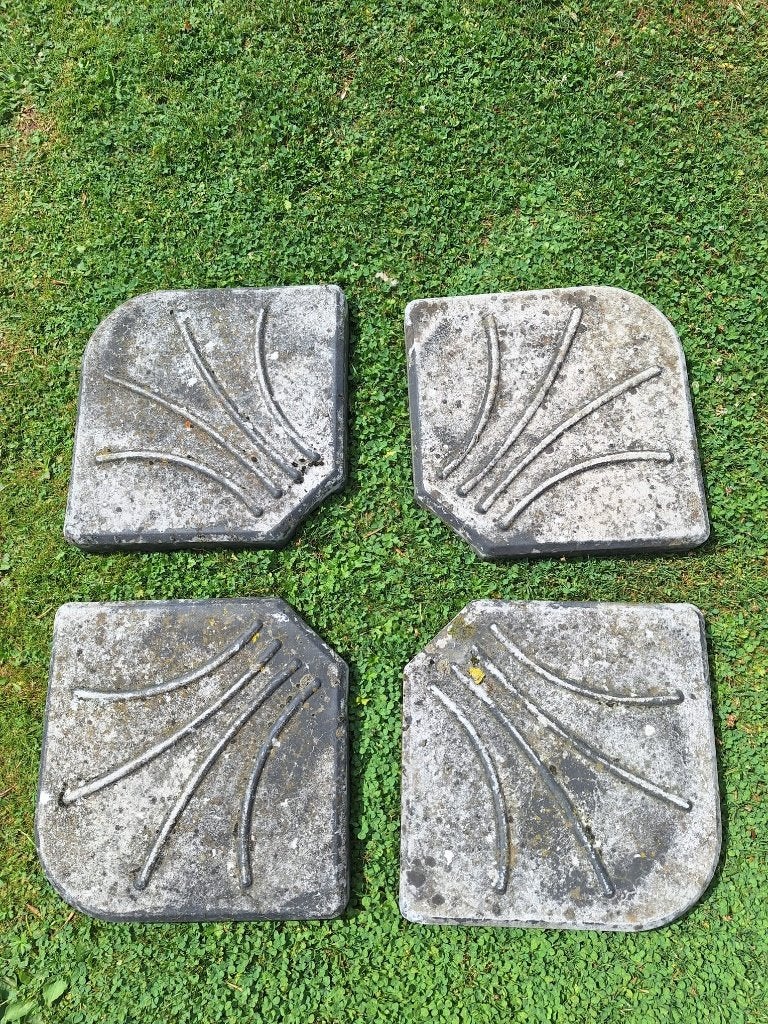verzwaringsplaten zweefparasol, Tuin en Terras, Parasols, Ophalen, Gebruikt, Overige typen