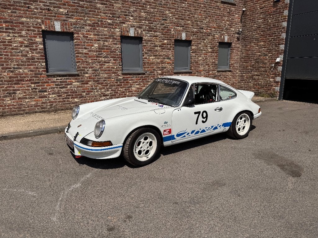 Porsche 911 2.4S mod. 3.8 (1972) - 35.000 km, Achterwielaandrijving, Overige bekleding, Wit, Handgeschakeld