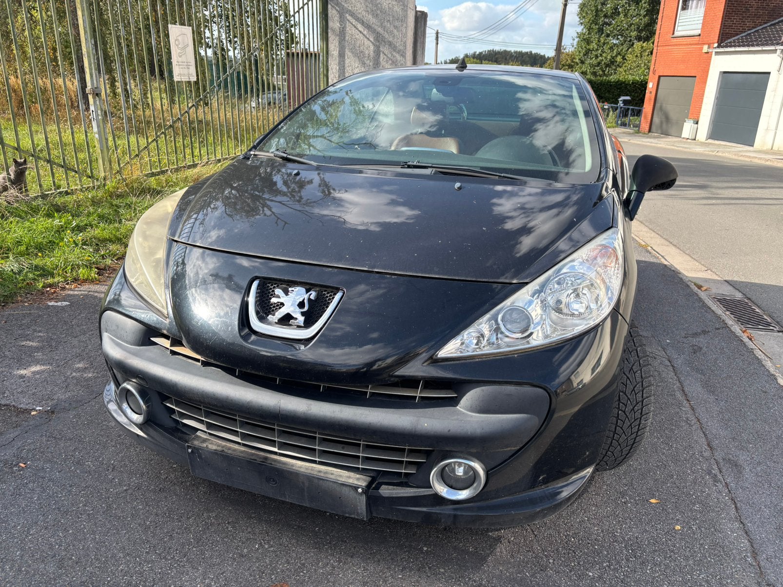 Peugeot 207cc Cabriolet 16hdi 110pk 2007 2750 euro, Lederen bekleding, Cabriolet, Leder, Particulier
