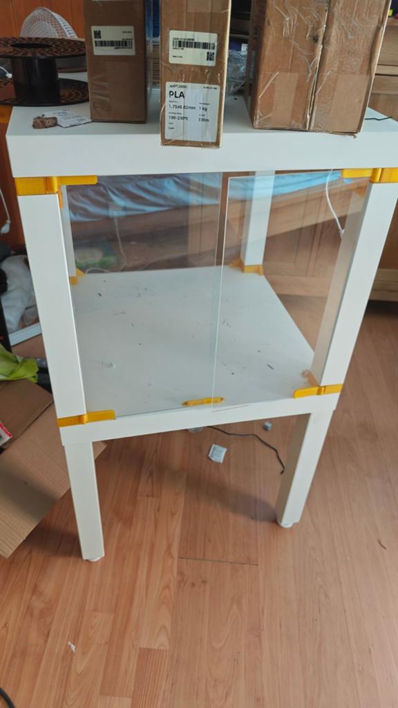 Kast voor 3D printer, Ophalen