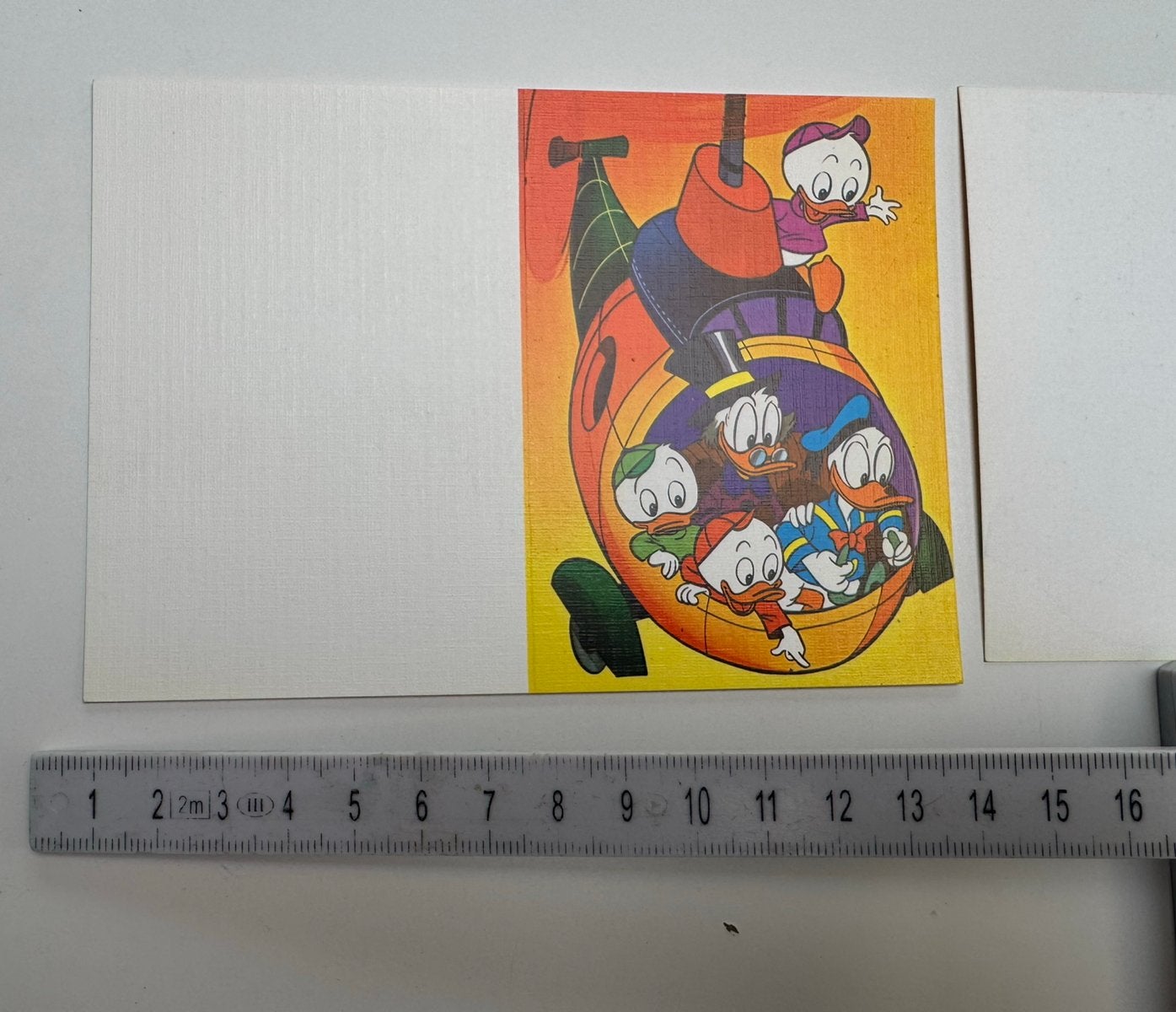 6 wens of uitnodigings kaartjes Donald Duck, Collections, Disney, Enlèvement ou Envoi, Donald Duck, Neuf, Papier, Carte ou Papeterie
