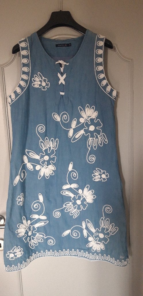 Kleedje River Woods maat 40, Kleding | Dames, Maat 38/40 (M), Blauw, River Woods, Ophalen of Verzenden