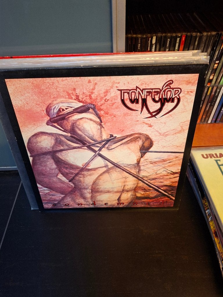 lp - confessor - condemned - bak 5, Enlèvement ou Envoi, Doom metal, Comme neuf, Pochette photo