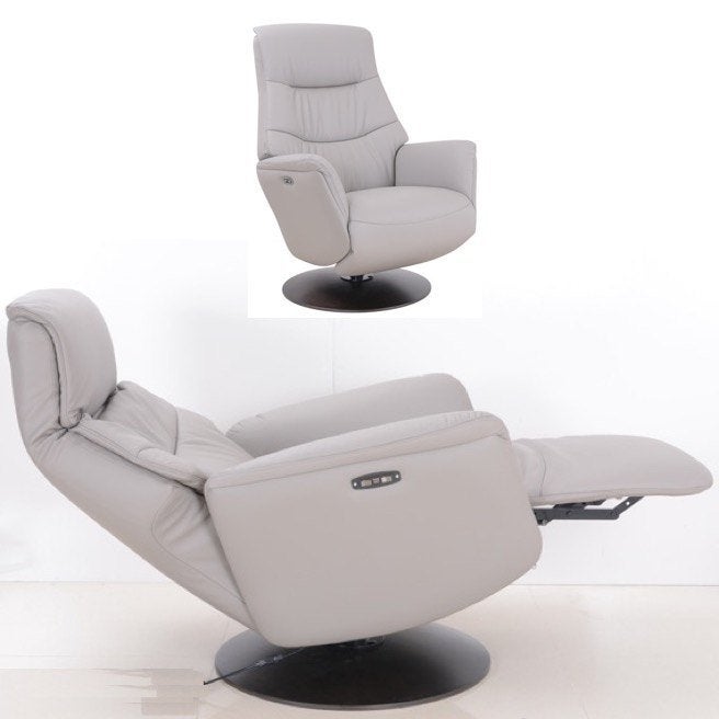 Nieuw elektrische relax 100% leder 2 moters 1250 euro., Huis en Inrichting, Ophalen, Nieuw, Leer
