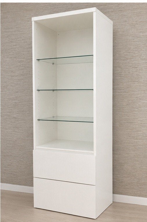 IKEA BESTÅ kast – wit – met glazen legplanken, Ophalen, 25 tot 50 cm, 50 tot 100 cm, 150 tot 200 cm
