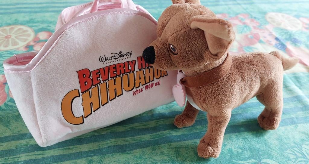 Chihuahua Beverly Hills. Chien et sac, Enlèvement ou Envoi, Comme neuf, Peluche