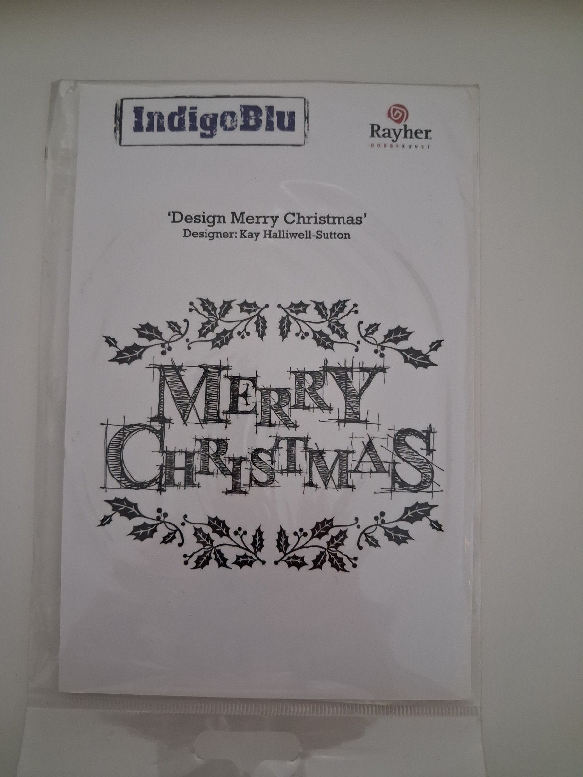Stempelset - Rayher - IndigoBlu - Design Merry Christmas, Hobby en Vrije tijd, Stempelen, Ophalen