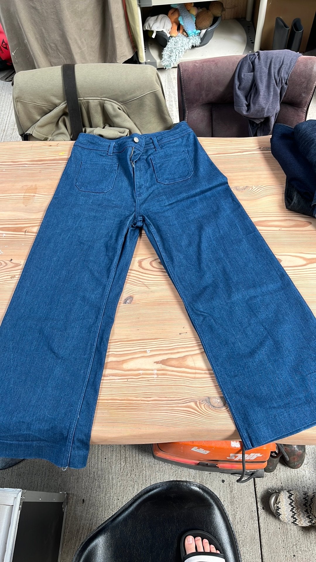 Zara broek, Enlèvement ou Envoi, Neuf, Taille 46 (S) ou plus petite, Bleu