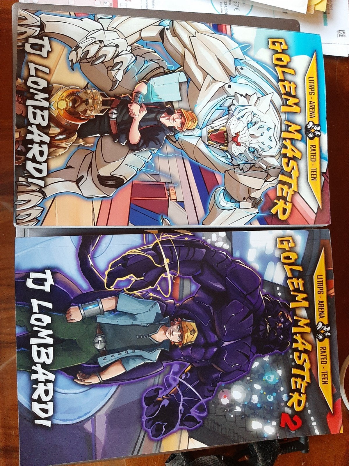 TJ Lombardi Golem Master 1 & 2 Signed, Ophalen of Verzenden, Zo goed als nieuw, TJ Lombardi