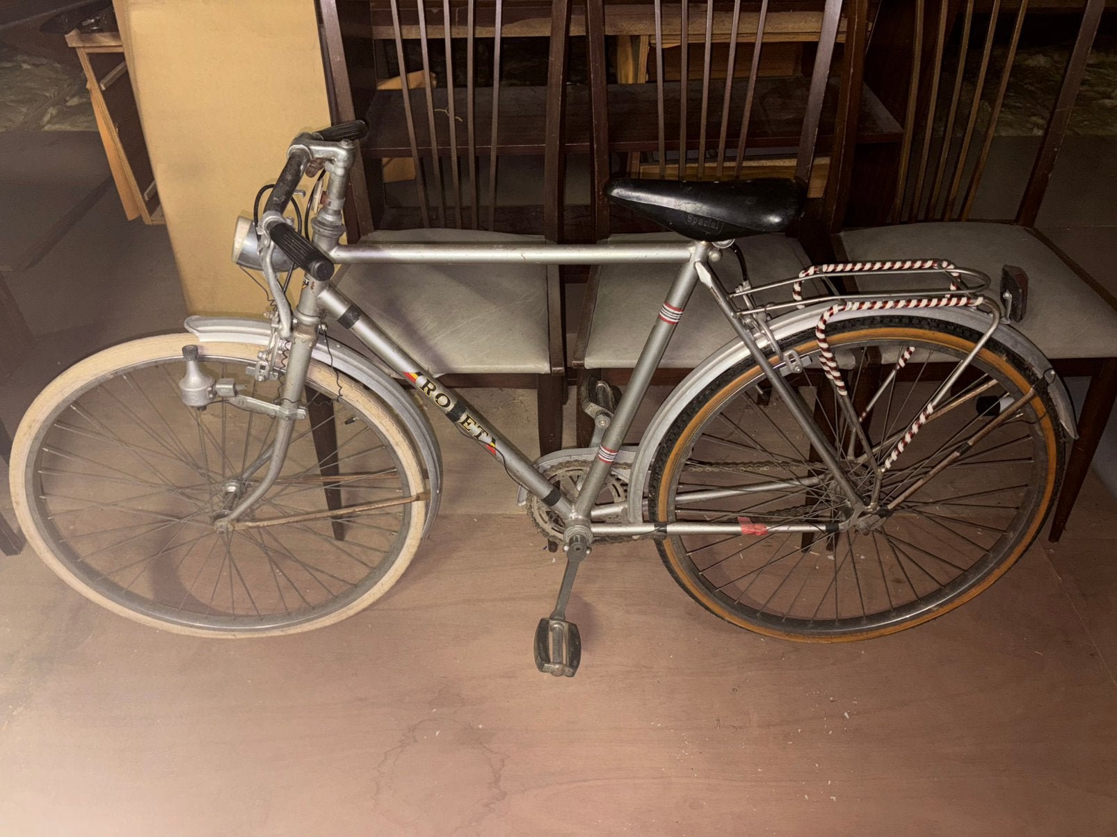 Retro stadsfiets, Ophalen