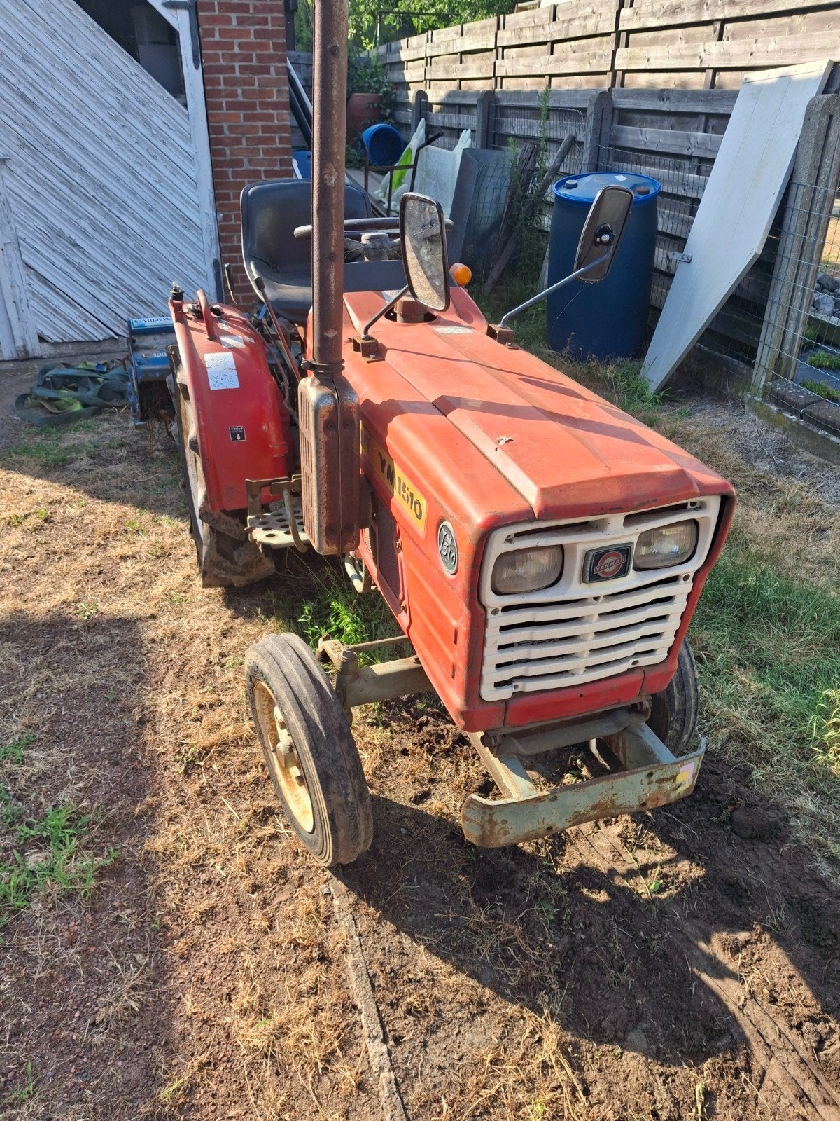 kleine tractor, Ophalen