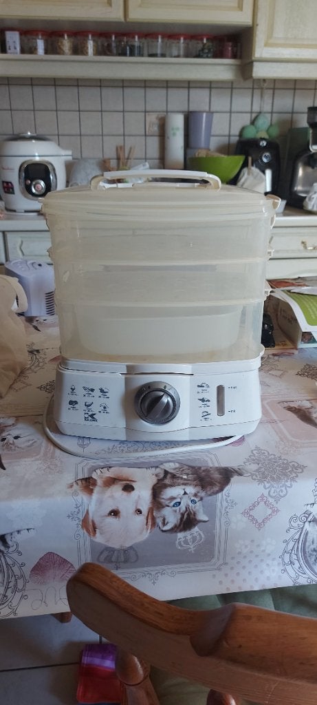 Cuit vapeur electrique, 3 paniers, Electroménager, Enlèvement, Utilisé