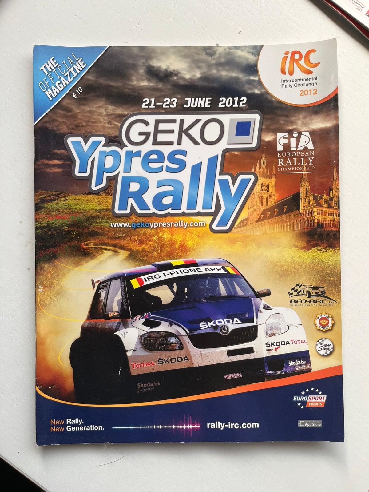 Programma: Geko Ypres Rally 2012, Ophalen of Verzenden, Gelezen