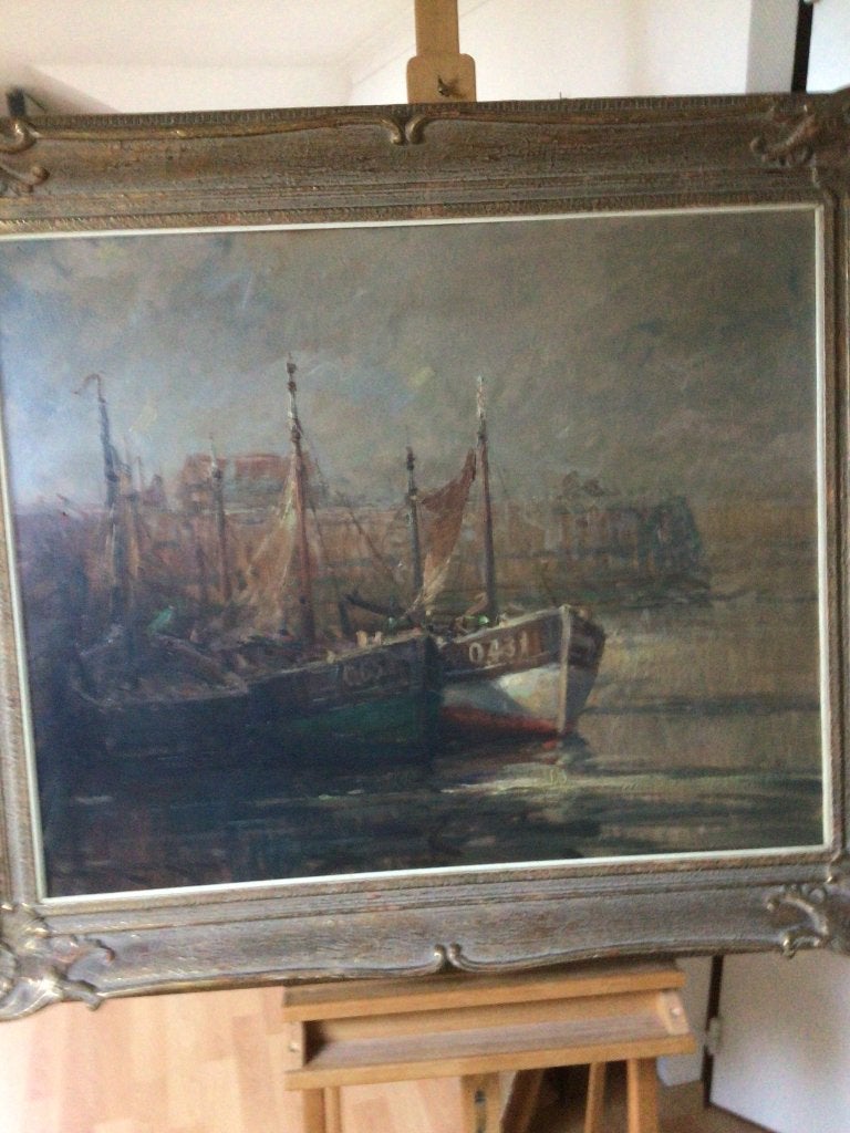 Pierre Verbeke., Antiquités & Art, Enlèvement, Toile