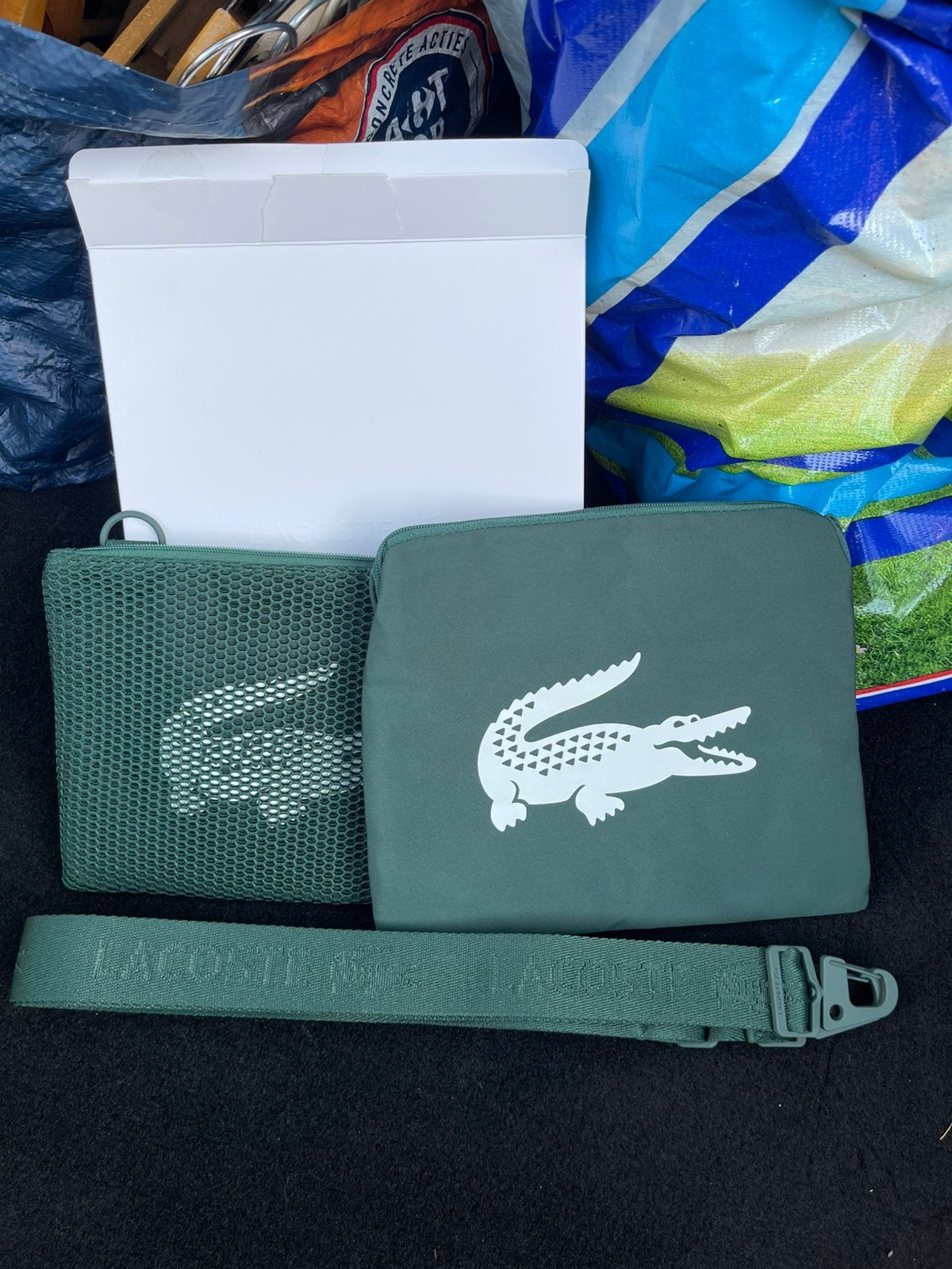 Sacoche lacoste, Enlèvement ou Envoi, Neuf, Vert, Autres marques