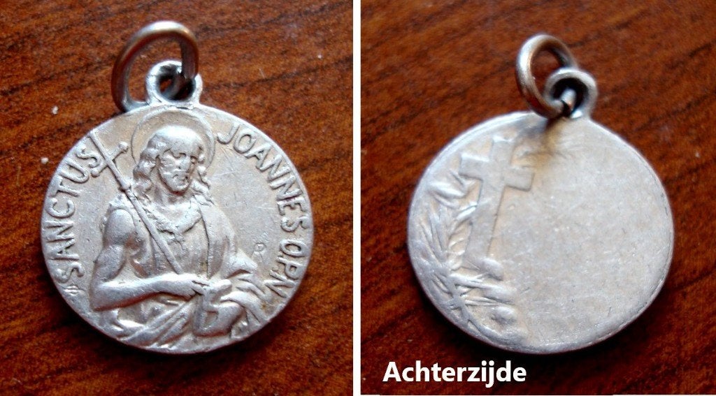 Medaille Sanctus Joannes O.P.N., Collections, Enlèvement ou Envoi, Comme neuf, Autres types, Christianisme | Catholique