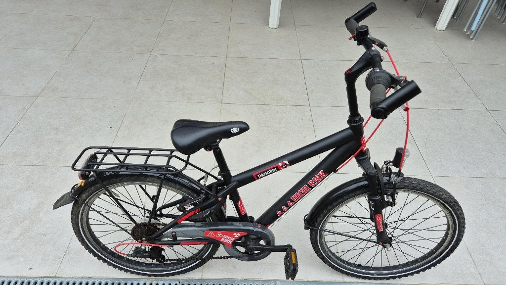 Als nieuw kinderfiets “Danger” 22 inch - met voor vering =>, Ophalen, Zo goed als nieuw, 20 inch of meer, Danger