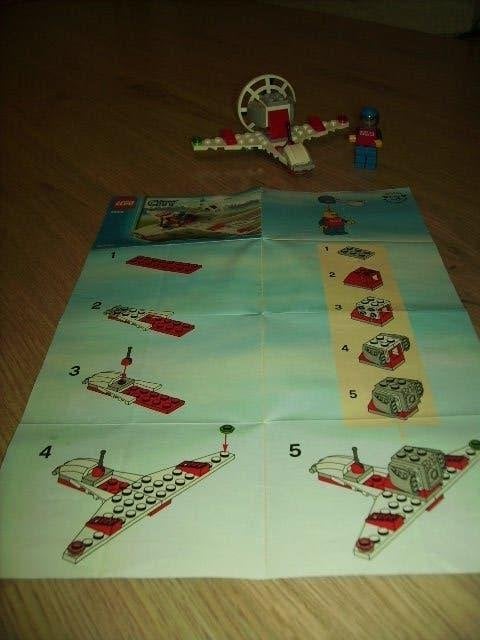 lego mini polybag 30012 vliegtuig, Lego, Ophalen of Verzenden, Zo goed als nieuw, Compleet