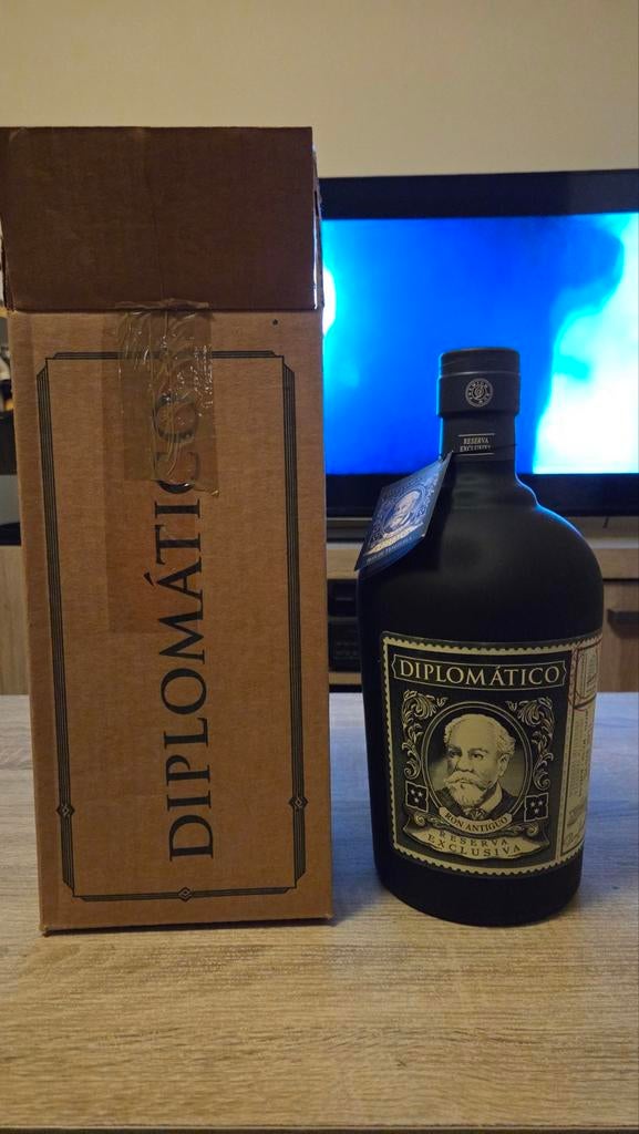 Bouteille de rhum Diplomatico en format 3 litres, Collections, Vins, Neuf, Enlèvement ou Envoi, Pleine, Autres types