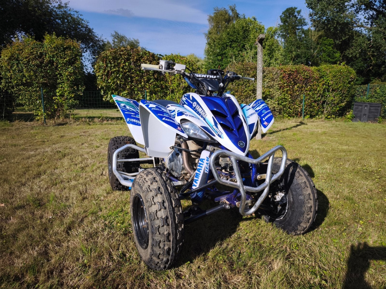 Quad Yamaha Raptor 350 de 2008, 1 cilinder, 350 cc