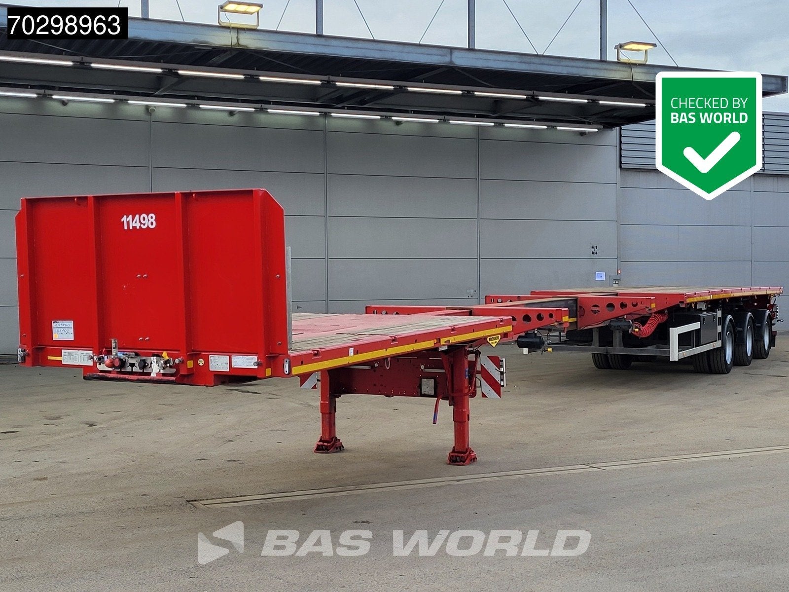 Broshuis 3AOU Triple Extendable 2250cm 3x Steering Remote, Auto's, Stof, Overige brandstoffen, Bedrijf, Aanhangers en Opleggers