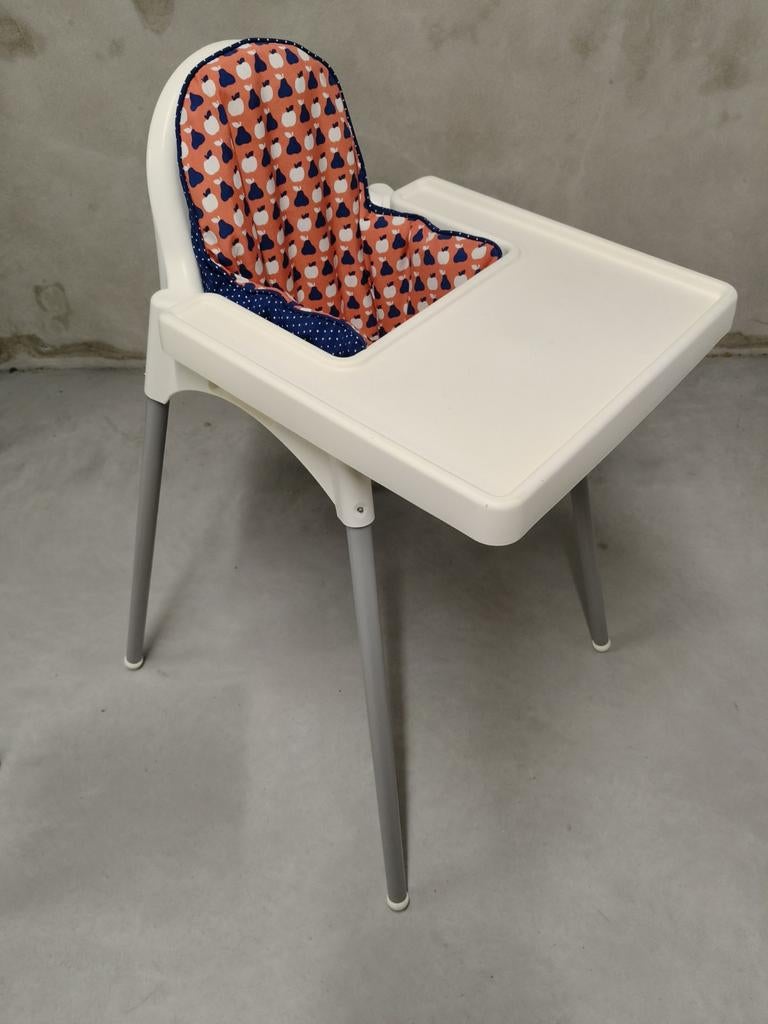 Ikea kinderstoel/eetstoel met opblaasbaar verkleinkussen, Enlèvement, Utilisé, Autres types, Réducteur de chaise