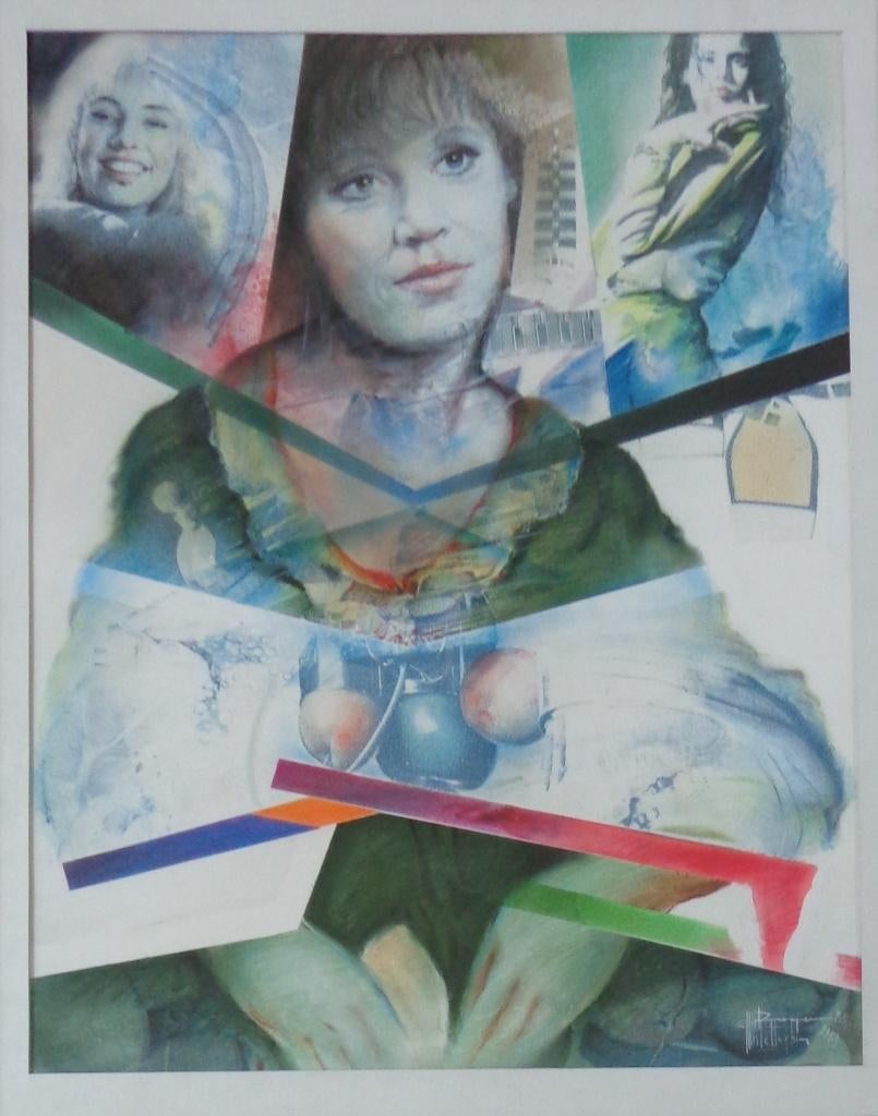 ROGER VAN BELLEGHEM / PORTRETTEN / ORIGINEEL WERK / 96x80cm, Enlèvement