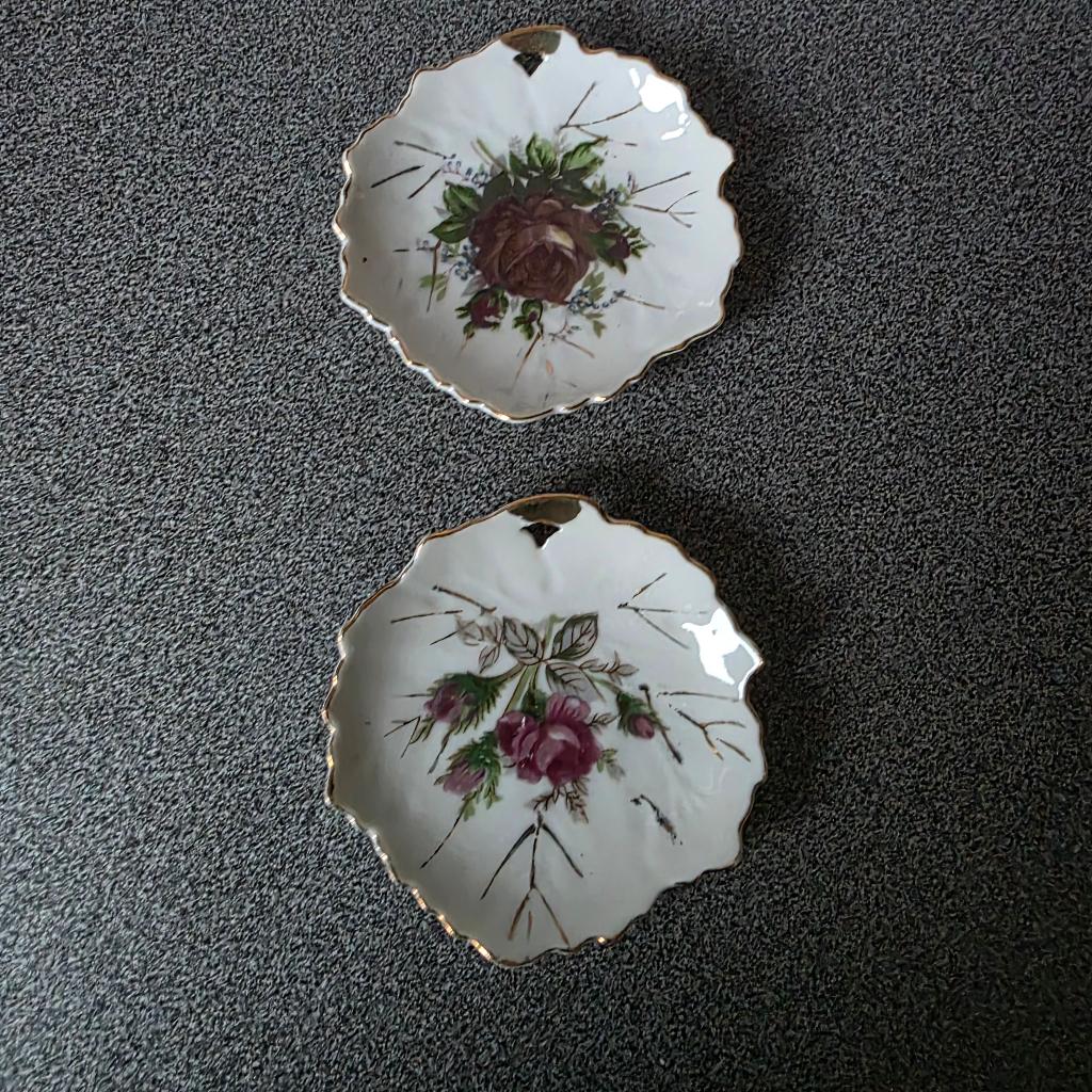 2 ONDERZETTERS WANDBORDJES MET BLOEMEN, Enlèvement ou Envoi, Comme neuf, Autre