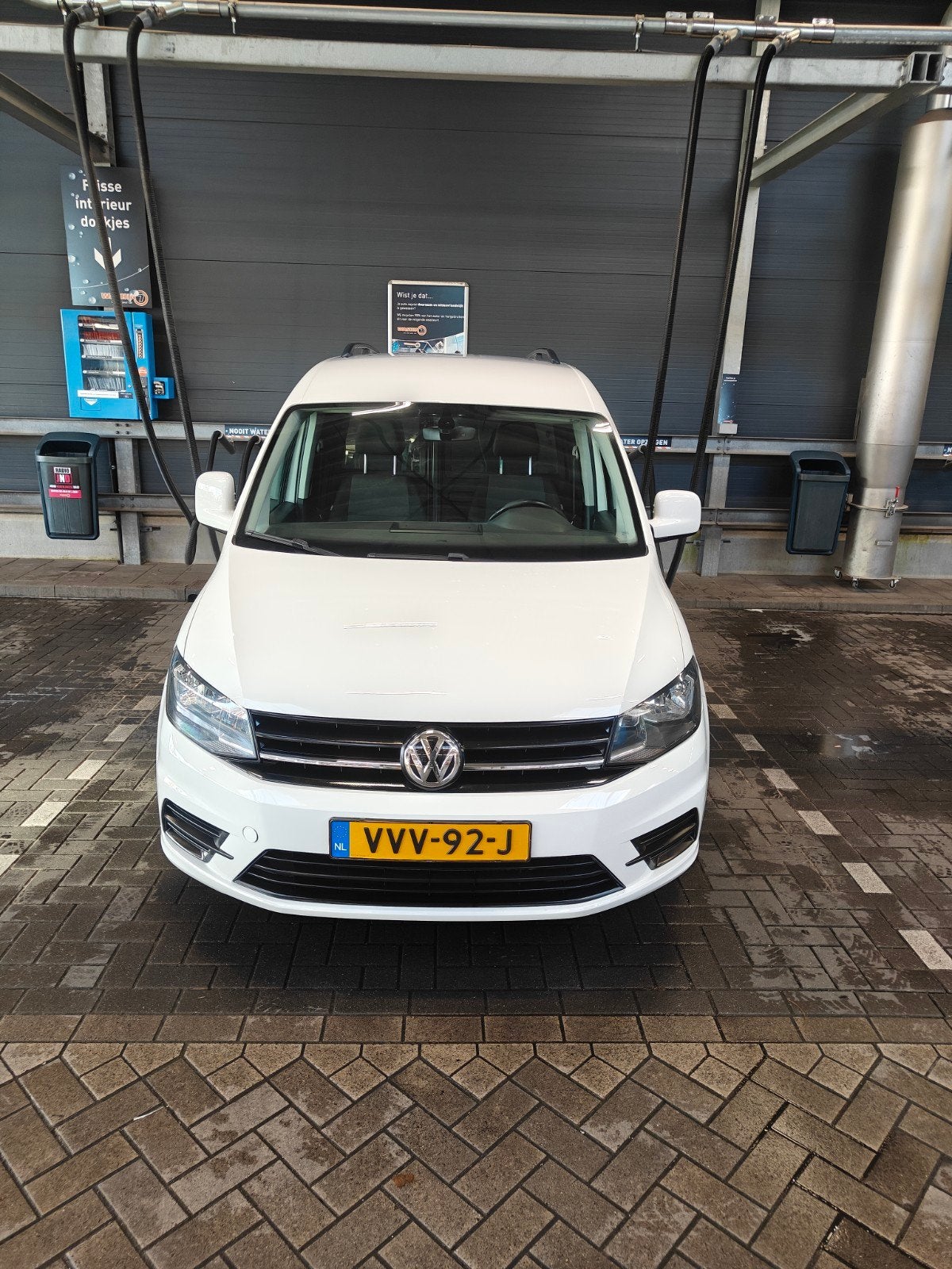 Volkswagen Caddy 2.0 TDI met BMT L1h1 102pk DSG 2016 Wit, Auto's, Bestelwagens en Lichte vracht, Volkswagen, Wit, Diesel, Particulier