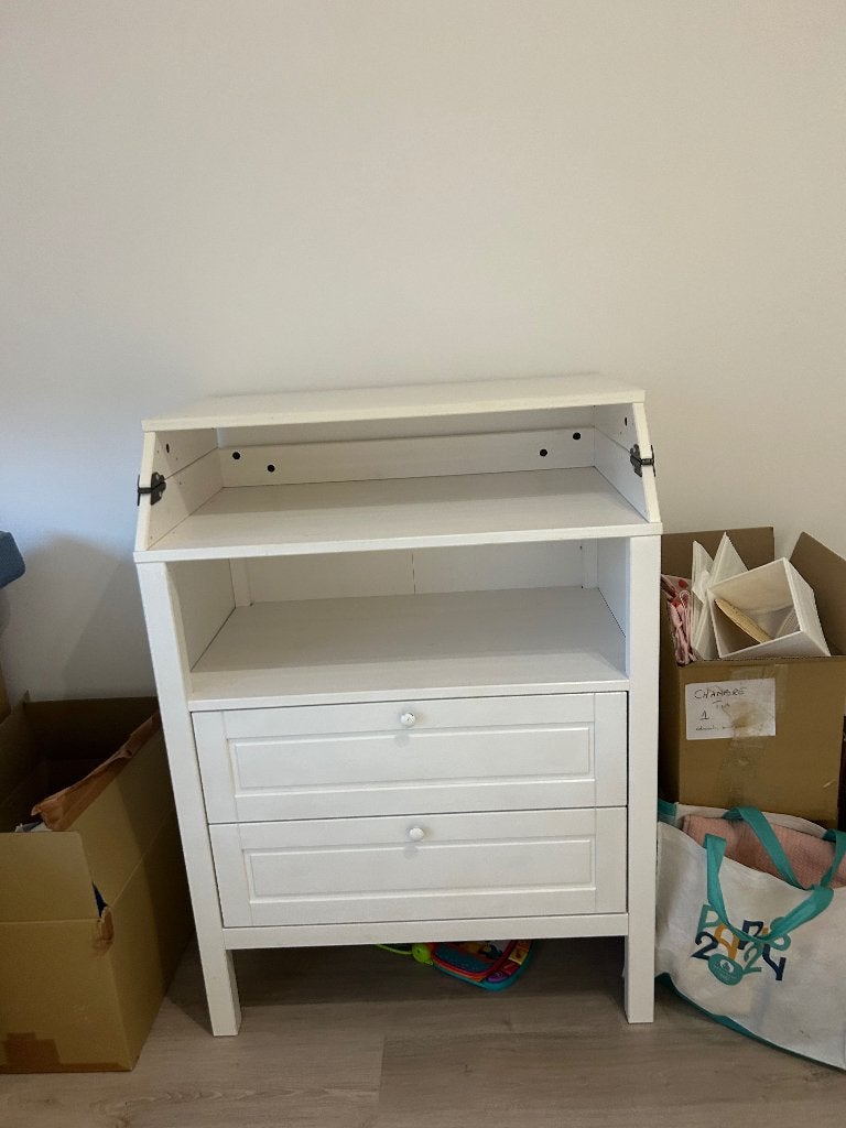 Table à langer ikea, 105 cm ou plus, Enlèvement, Utilisé, 50 à 70 cm