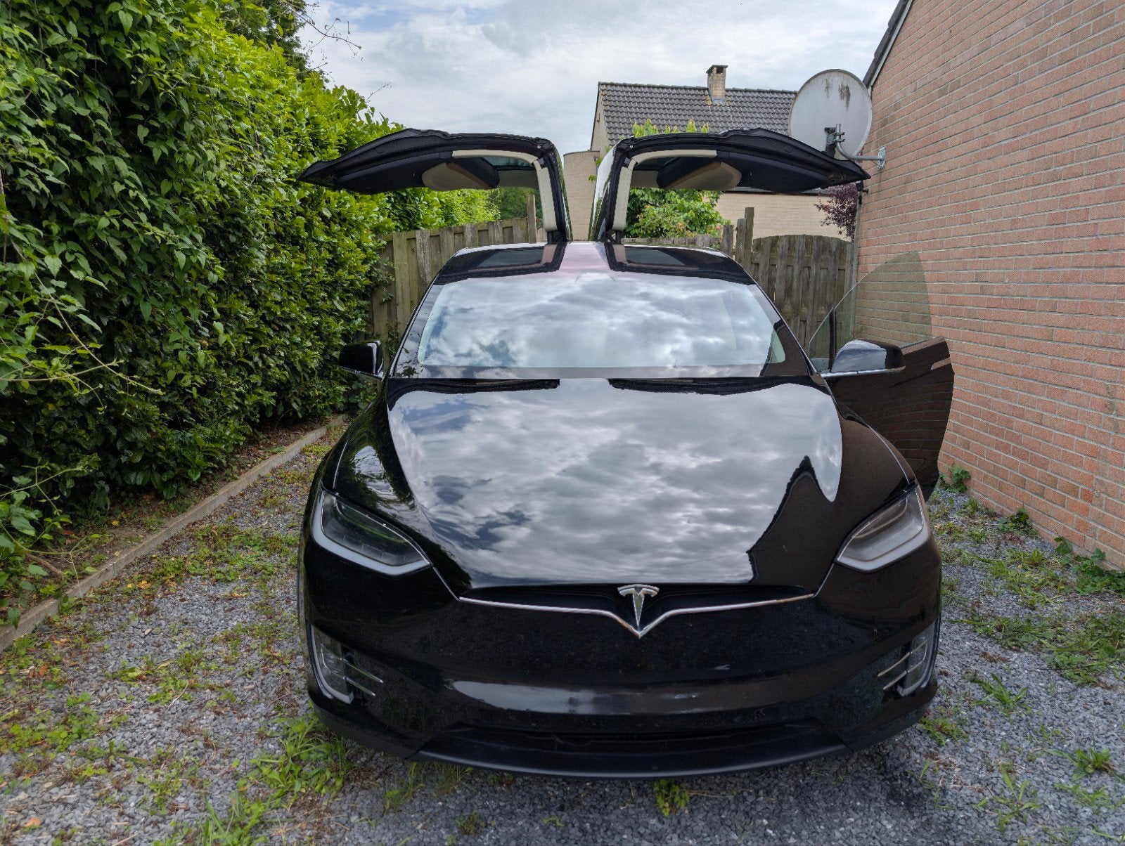 Traduction en cours..., Auto's, Automaat, Model X, Beige, Zwart