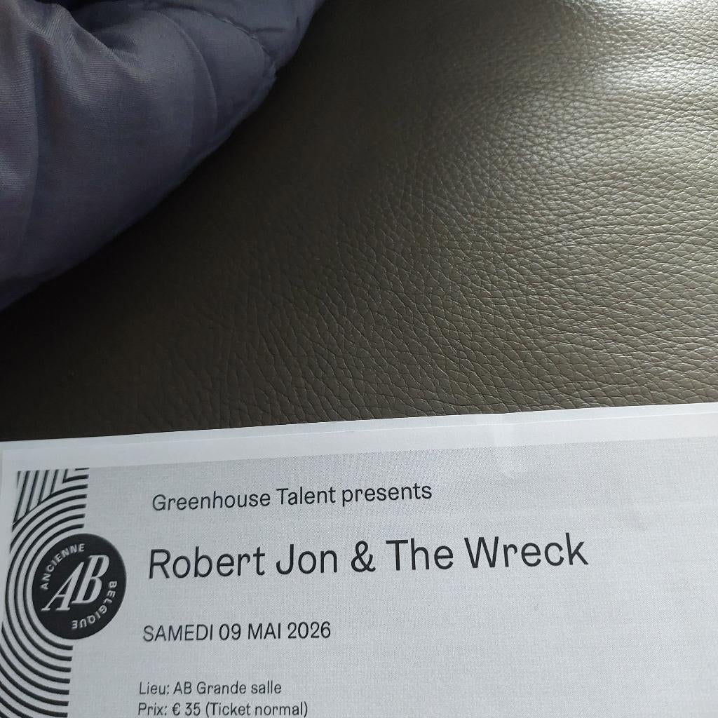 Robert jon and the wreck, Tickets & Billets, Concerts | Autre, Deux personnes, Mai
