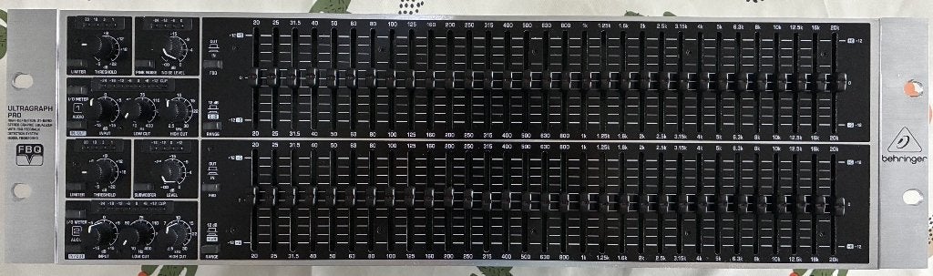 Behringer FBQ6200HD High-Definition 31-Band Stereo Equalizer, Enlèvement, Comme neuf, Equalizer ou Égaliseur