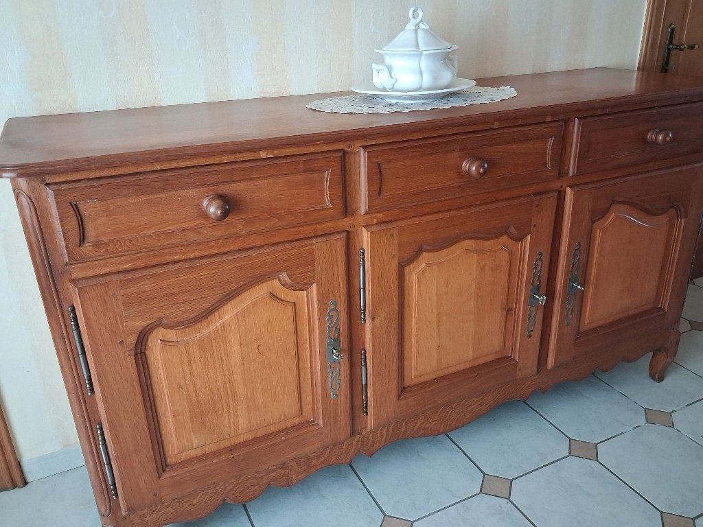 Salle à manger en chêne, Enlèvement, Comme neuf, 4 à 6 chaises
