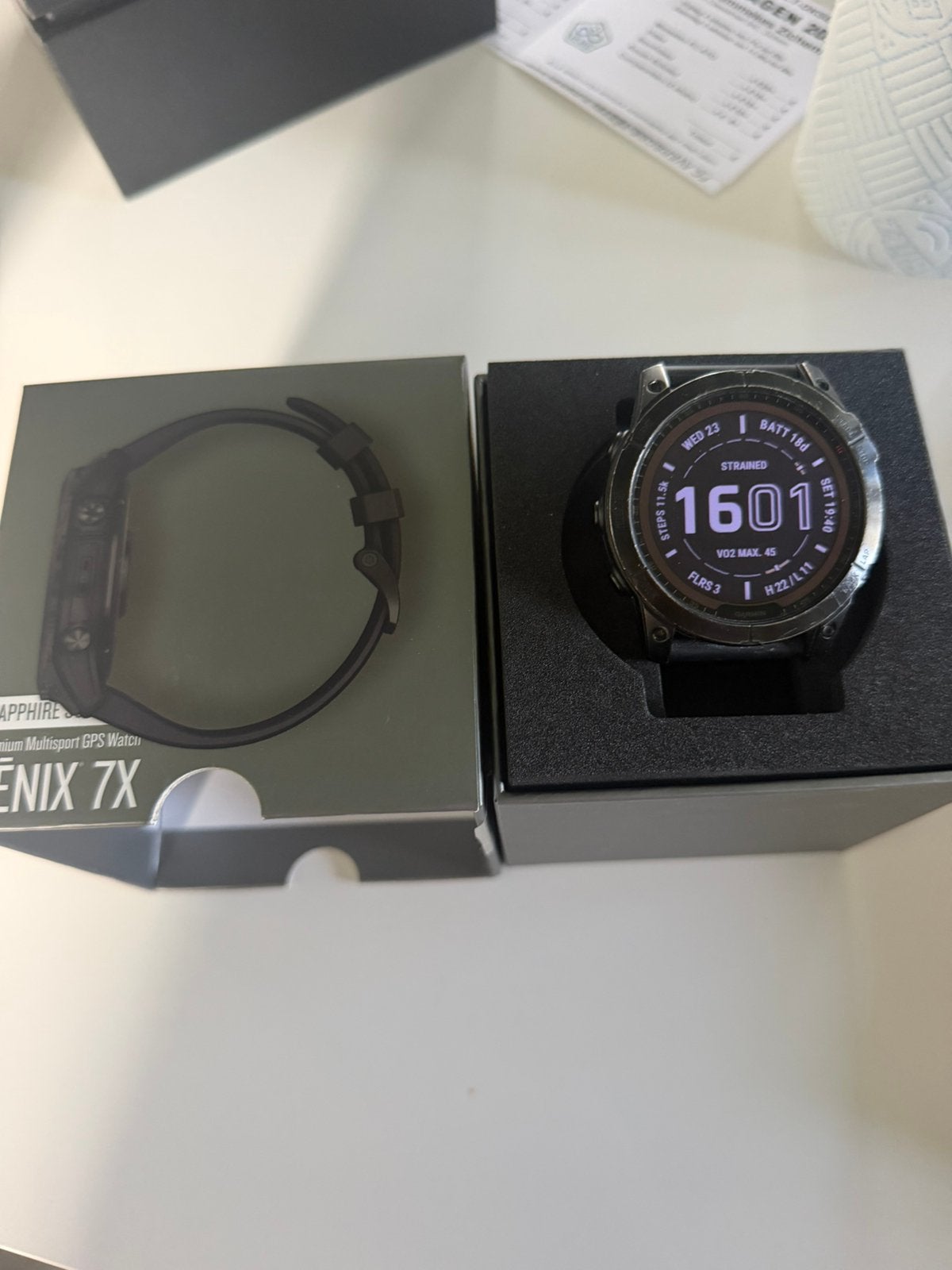 Garmin Fenix 7x saphir solaire, Enlèvement ou Envoi, Comme neuf