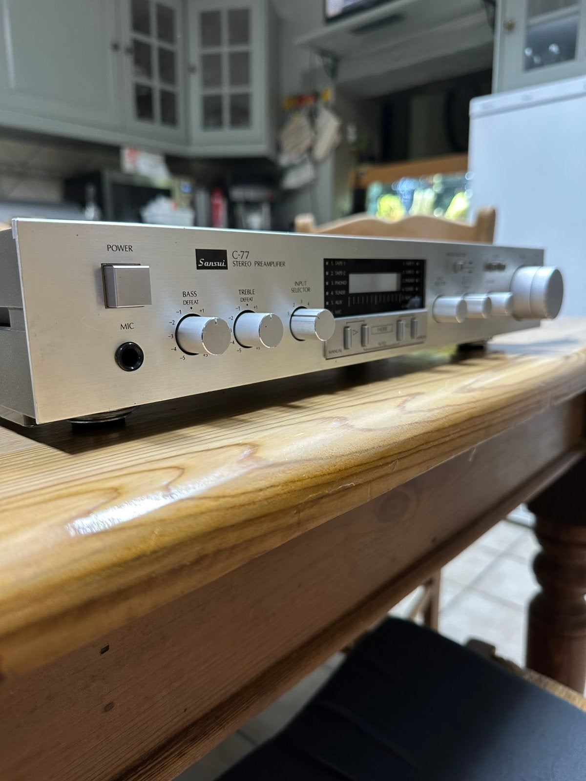 MAGNIFIQUE PRÉAMPLIFICATEUR SANSUI C77, Enlèvement