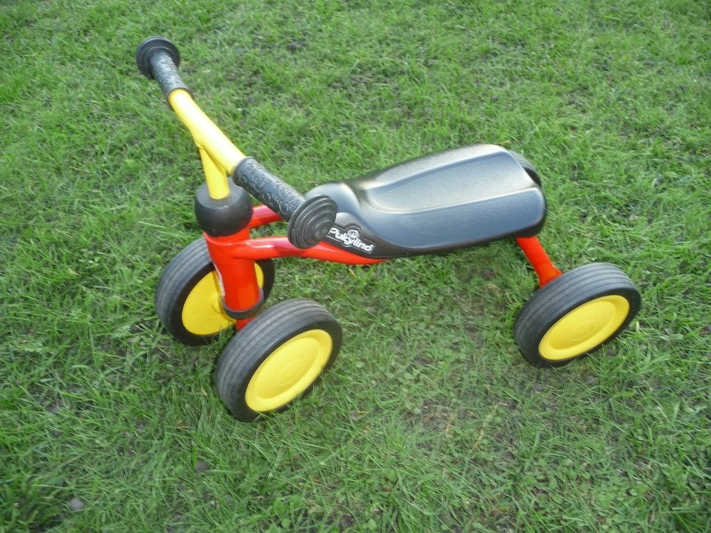 Loopfiets Puky Pukylino - 4 wielen, Fietsen en Brommers, Ophalen of Verzenden, Zo goed als nieuw, Puky