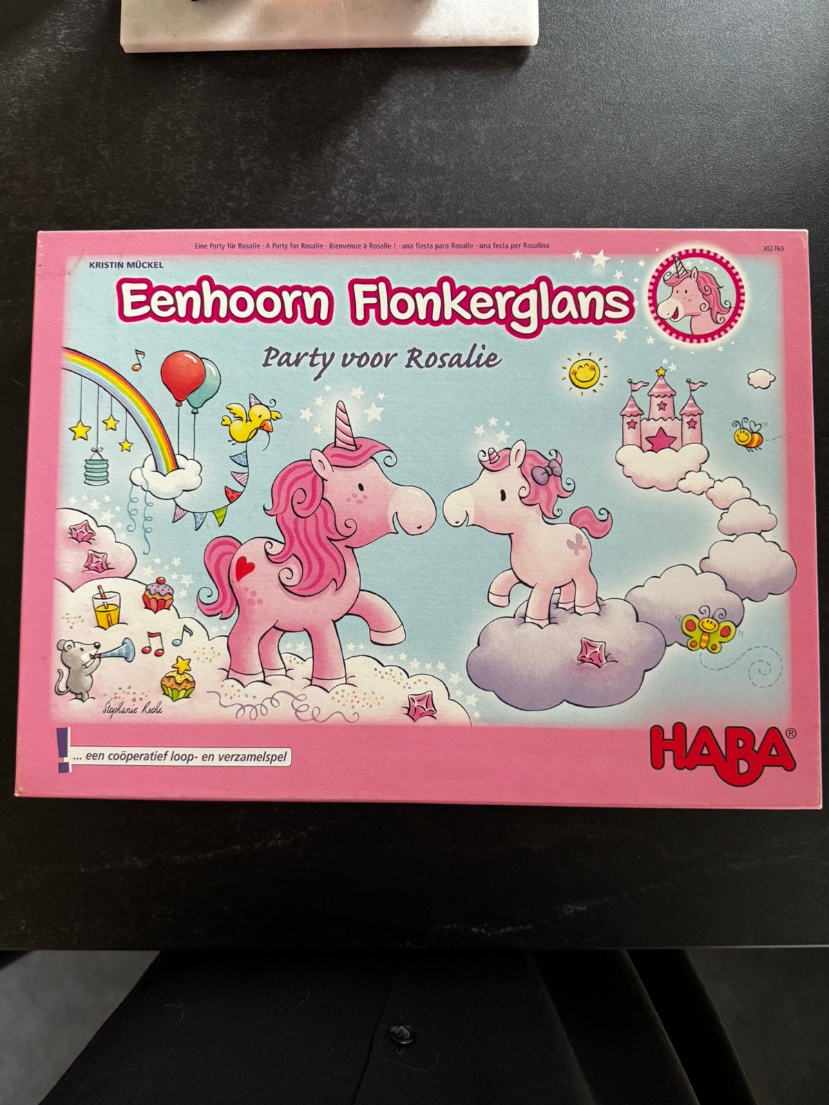 Eenhoorn Fonkerglans — party voot Rosalie, Hobby en Vrije tijd, Een of twee spelers, Ophalen, Gebruikt