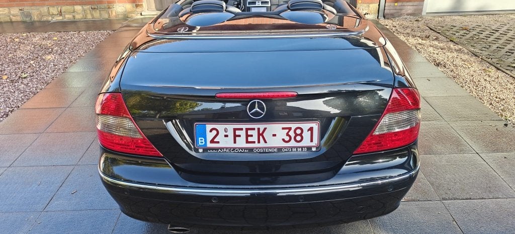 Mercedes Cabrio te koop, Auto's, Automaat, 4 zetels, Achterwielaandrijving, Zwart
