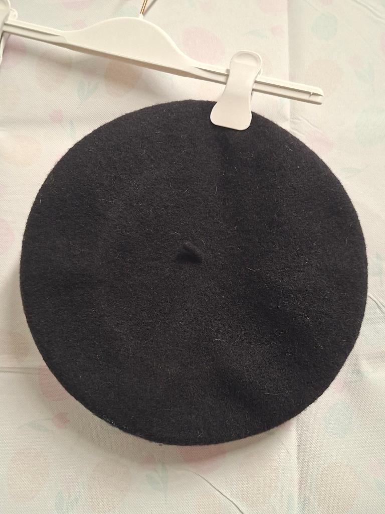 Pieces PCFRENCH Wool Baret Zwart One Size, Neuf, Andere, Autres tailles, Bonnet