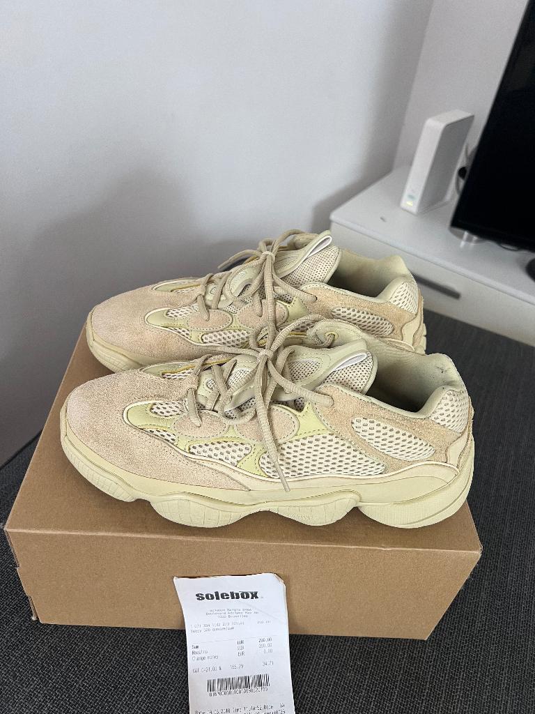 Yeezy 500 Moon yellow taille 9us / 42 1/3, Enlèvement ou Envoi, Autres couleurs, Comme neuf, ADIDAS
