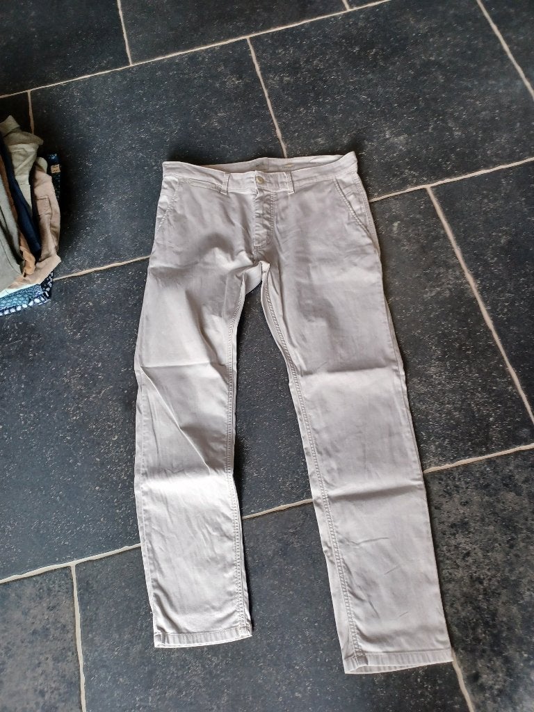 CAMEL ACTIVE CREMEACHTIGE HEREN BROEK MAAT W35 L34, Kleding | Heren, Ophalen of Verzenden, Zo goed als nieuw, Overige maten, CAMEL ACTIVE
