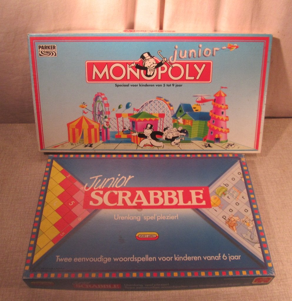 Monopoly junior et Junior Scrabble, Enlèvement ou Envoi, Comme neuf