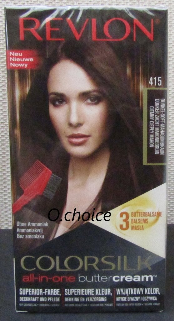 Colorants pour cheveux Revlon Colorsilk x 3 brun acajou, Enlèvement ou Envoi, Neuf, Autres types
