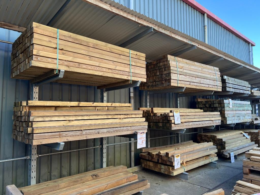 Tuinhout | tuinpalen | balken | palen | tuinhout | hout, Enlèvement, Neuf, Poteaux