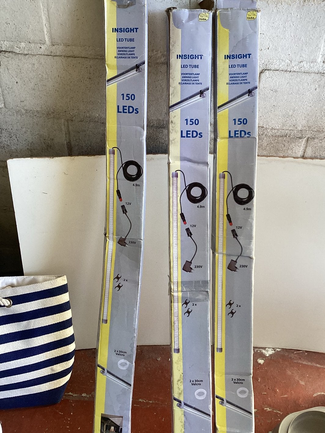 Éclairage LED pour l'auvent, Enlèvement, Utilisé